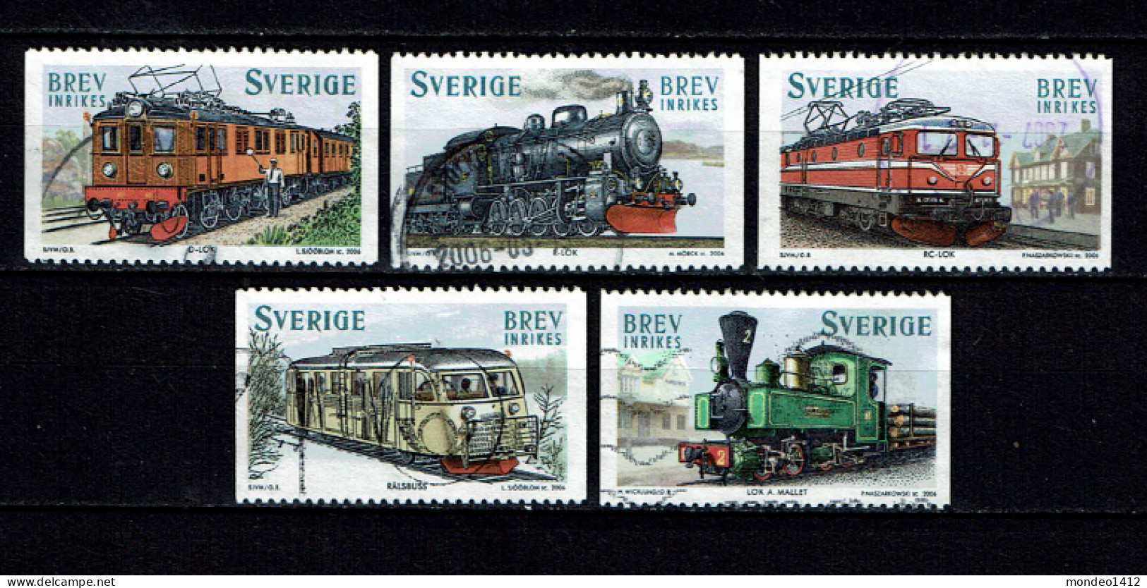 Sweden 2006 - Transport, Locomotive, Chemins De Fer - Used - Gebraucht