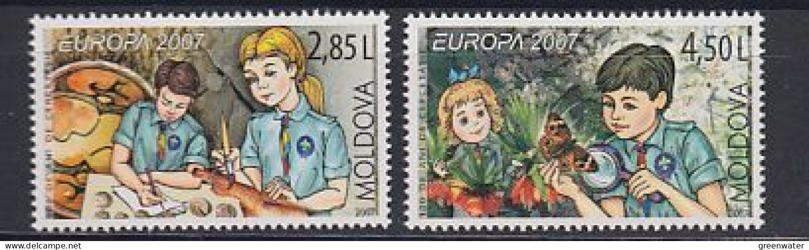 Europa Cept 2007 Moldova 2v  ** Mnh (59477E) - 2007