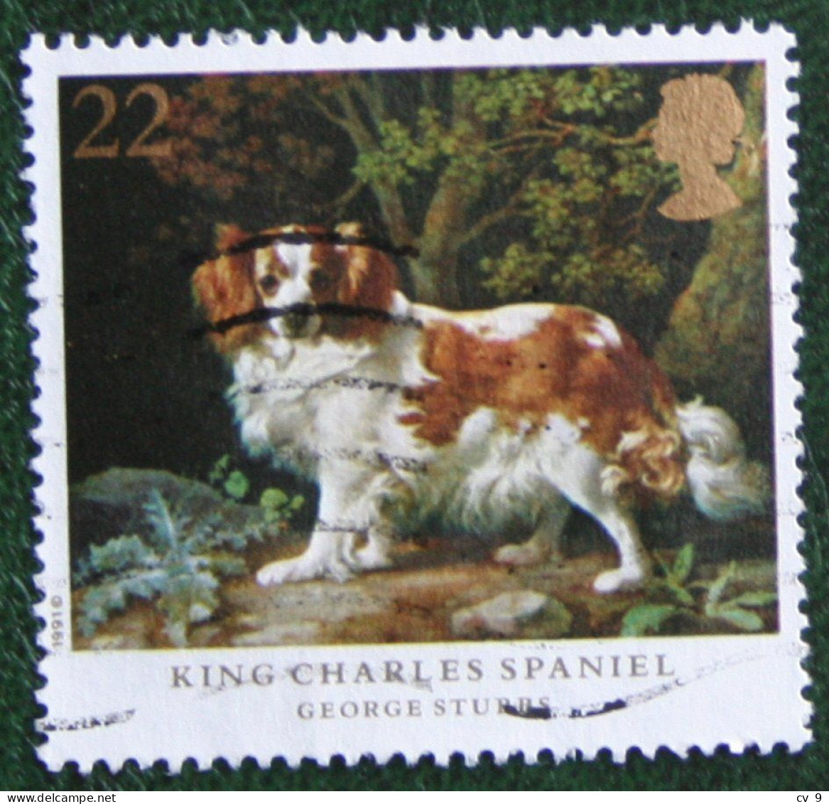 Dog Chien Hund Hunde (Mi 1305) 1991 Used Gebruikt Oblitere ENGLAND GRANDE-BRETAGNE GB GREAT BRITAIN - Gebraucht