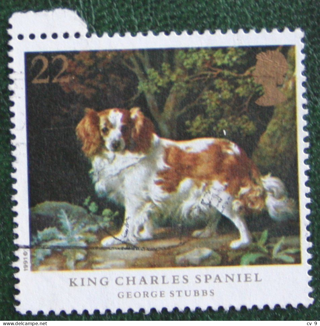 Dog Chien Hund Hunde (Mi 1305) 1991 Used Gebruikt Oblitere ENGLAND GRANDE-BRETAGNE GB GREAT BRITAIN - Gebruikt