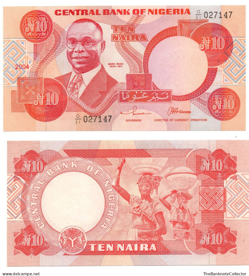 Nigeria 10 Naira 2004 P-25 UNC - Nigeria