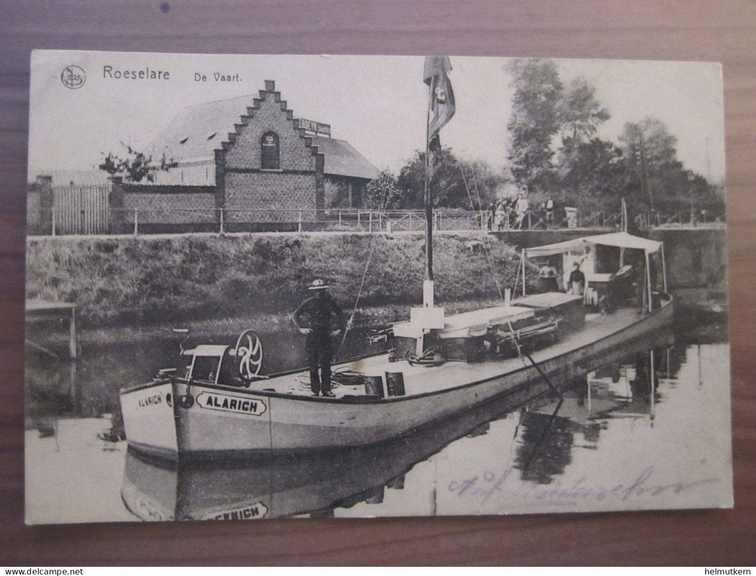AK - Roeselare - De Vaart - Schiff Alarich - Belgien - Westflandern - 1917 - Roeselare