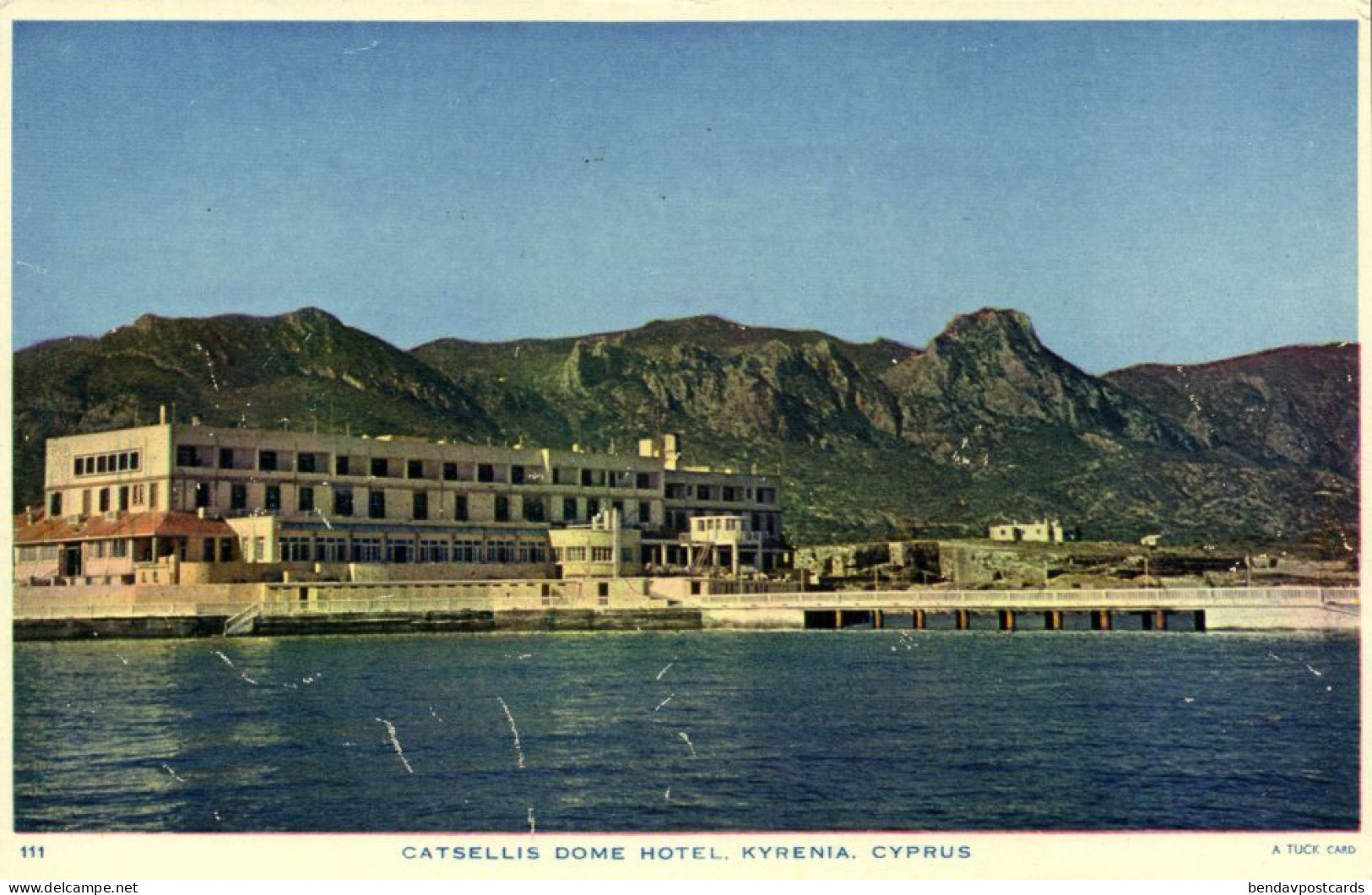 Cyprus, KYRENIA, Catsellis Dome Hotel (1960s) Raphael Tuck 111 Postcard - Chypre