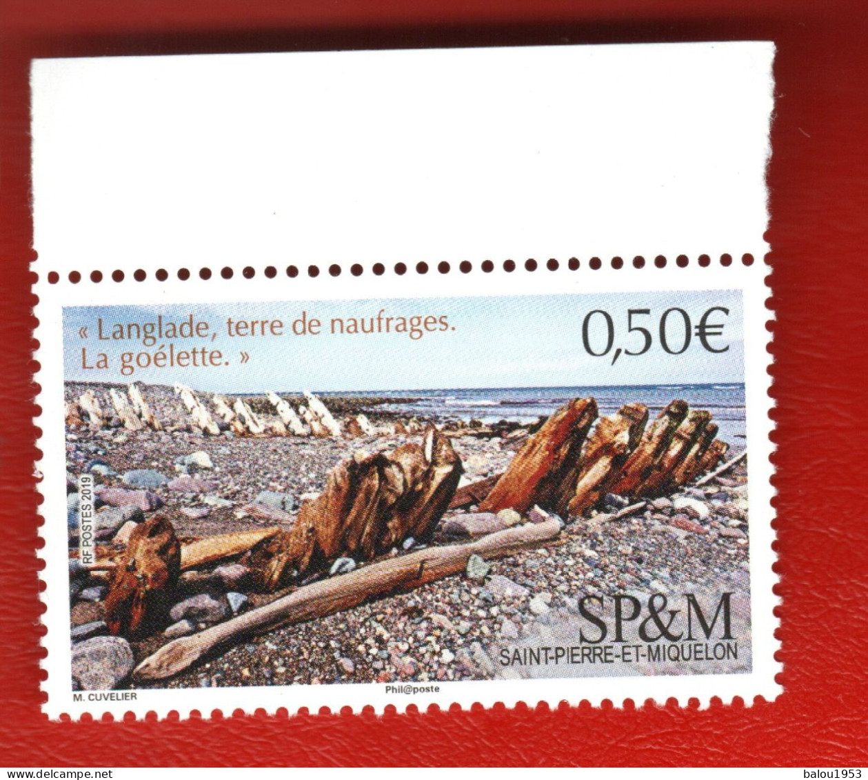 Saint-Pierre-et-Miquelon. Poste 2019. N° 1215. Neuf. Vendu à La Facial. - Unused Stamps