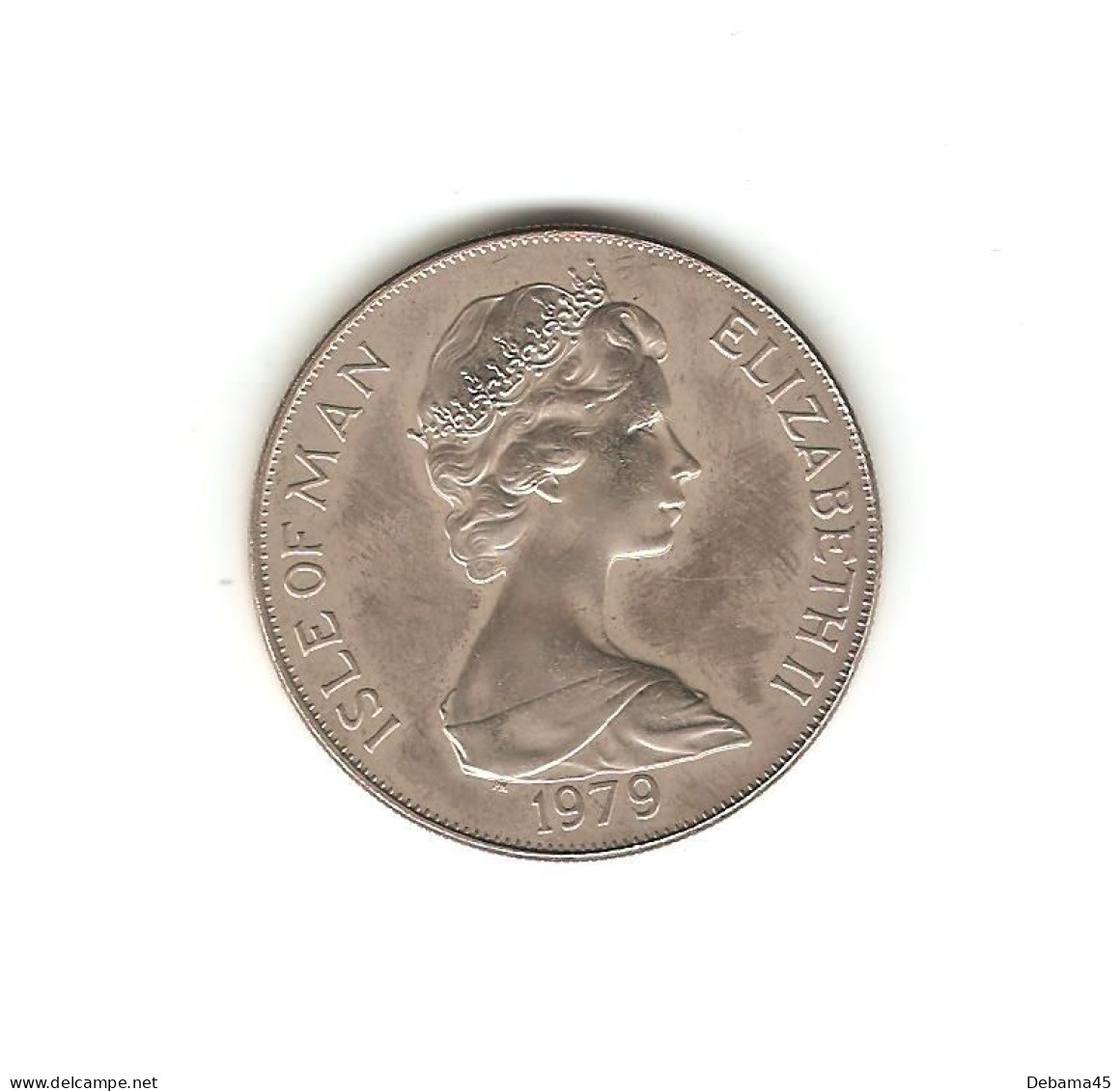 584/ ILE DE MAN : Elizabeth II : 1 Crown 1979 (copper-nickel - 28,54 Grammes) Millénnium Of Tynwald - Eiland Man