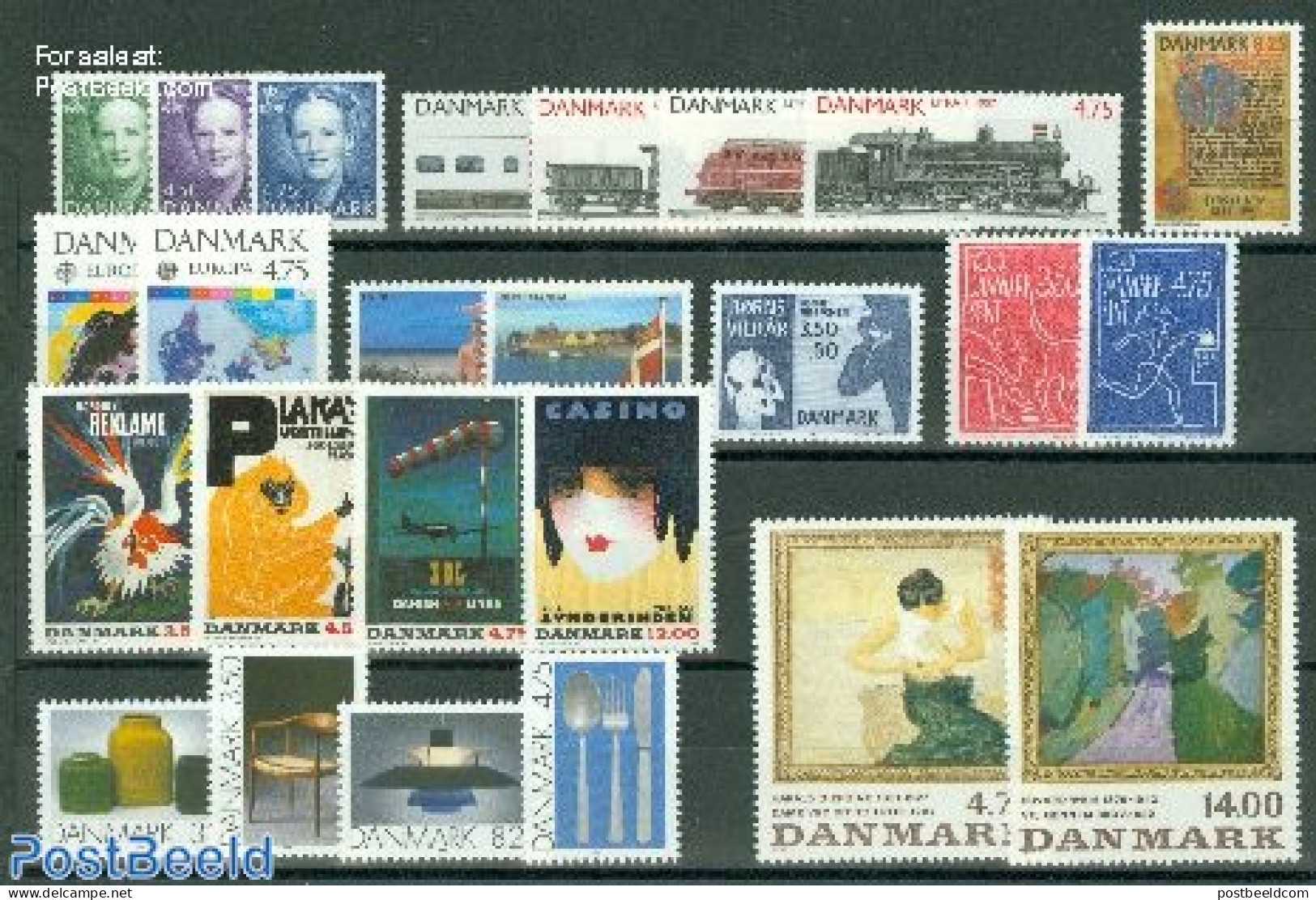 Denmark 1991 Yearset 1991 (25v), Mint NH, Various - Yearsets (by Country) - Neufs