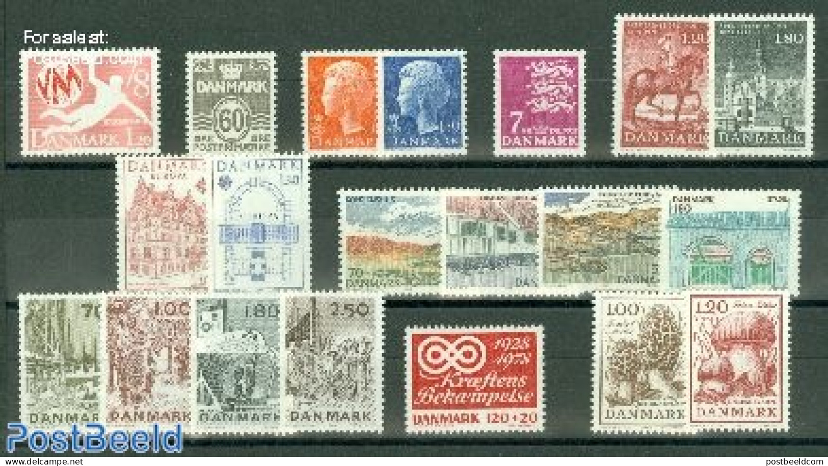 Denmark 1978 Yearset 1978 (20v), Mint NH, Various - Yearsets (by Country) - Nuevos