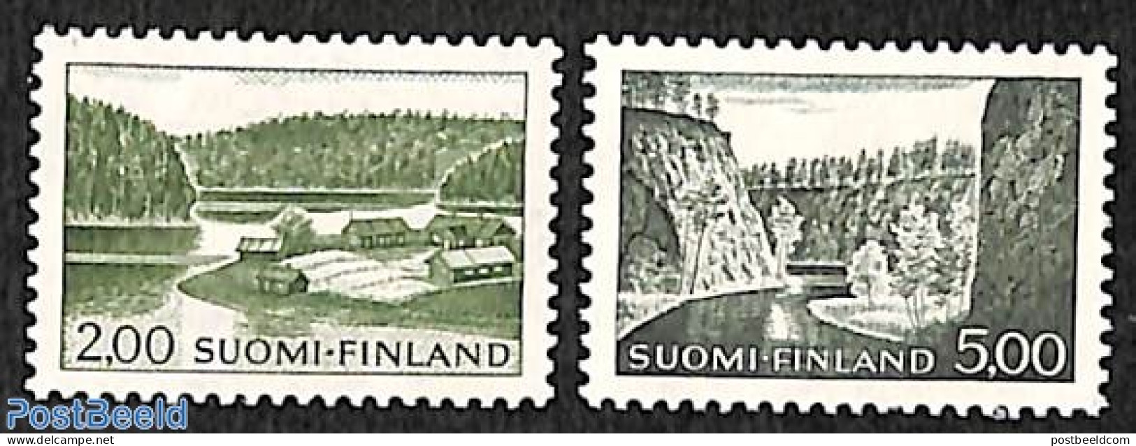 Finland 1964 Definitives 2v, Normal Paper, Mint NH - Nuevos