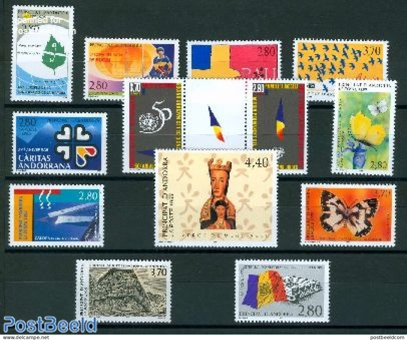 Andorra, French Post 1995 Yearset 1995, Complete, 13v, Mint NH, Various - Yearsets (by Country) - Nuevos