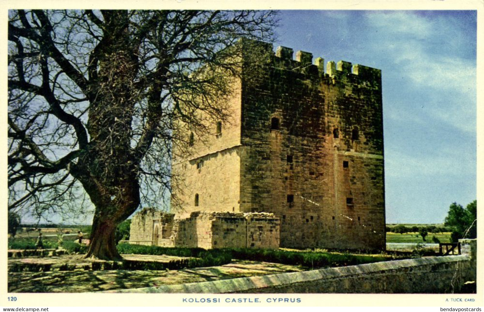 Cyprus, KOLOSSI, Kolossi Castle (1960s) Raphael Tuck 120 Postcard - Chipre