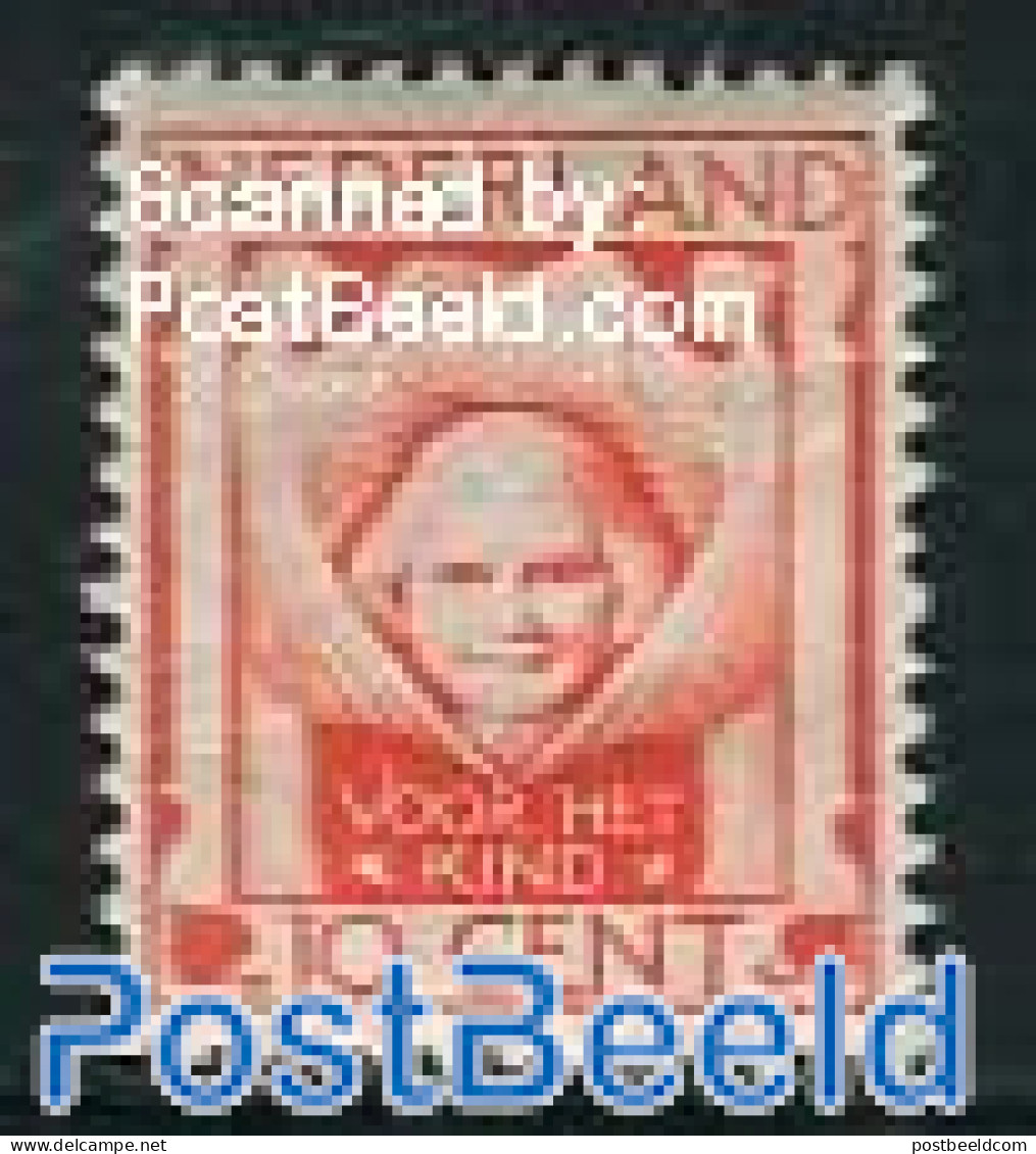 Netherlands 1924 10+2.5c, Stamp Out Of Set, Mint NH - Ungebraucht