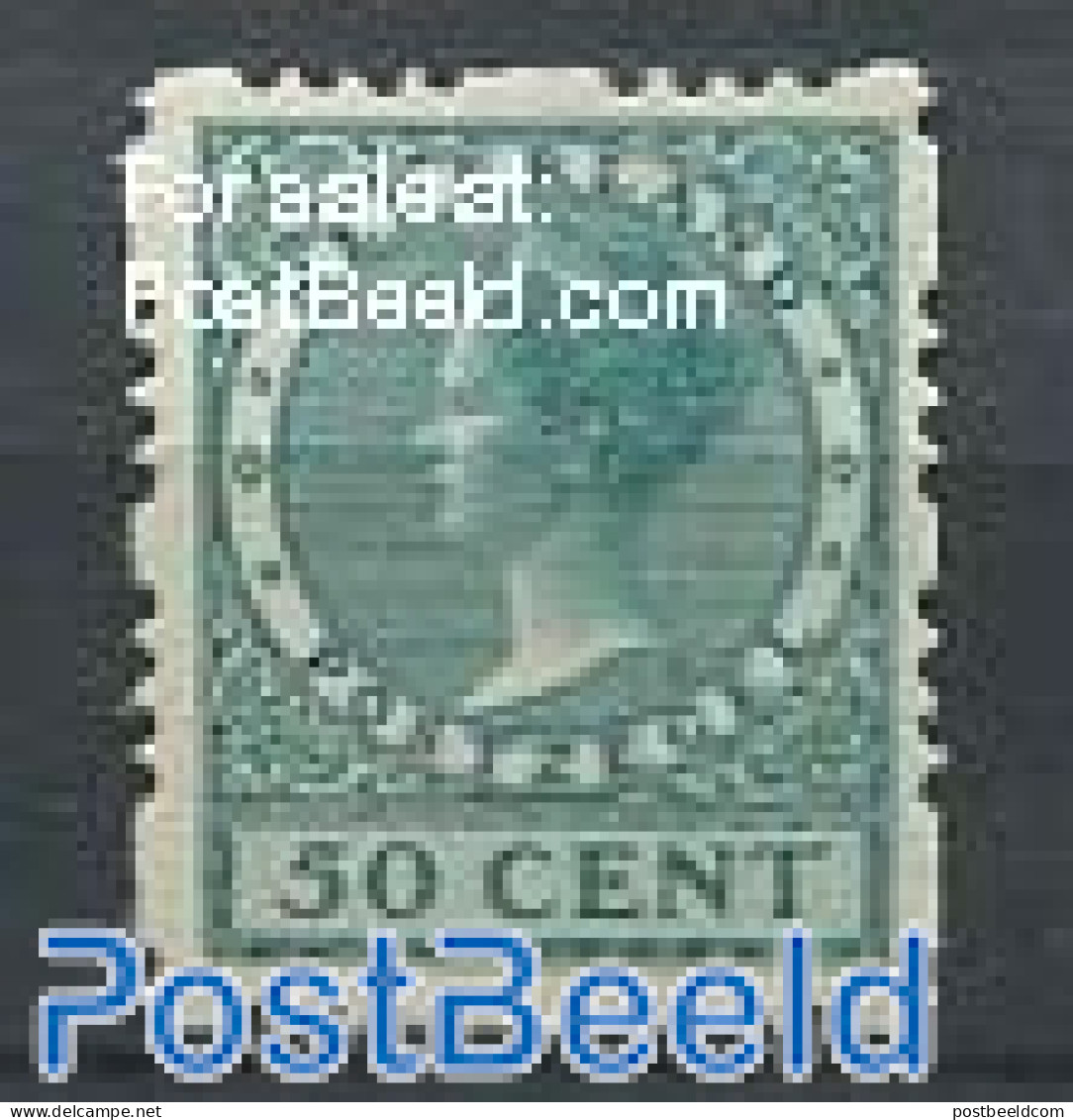 Netherlands 1928 50c, 4-side Syncoperf. Stamp Out Of Set, Unused (hinged) - Neufs