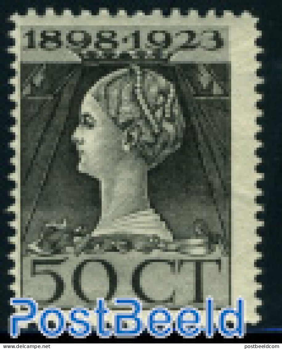 Netherlands 1923 50c, Perf. 11:12.5 Stamp Out Of Set, Unused (hinged) - Ongebruikt