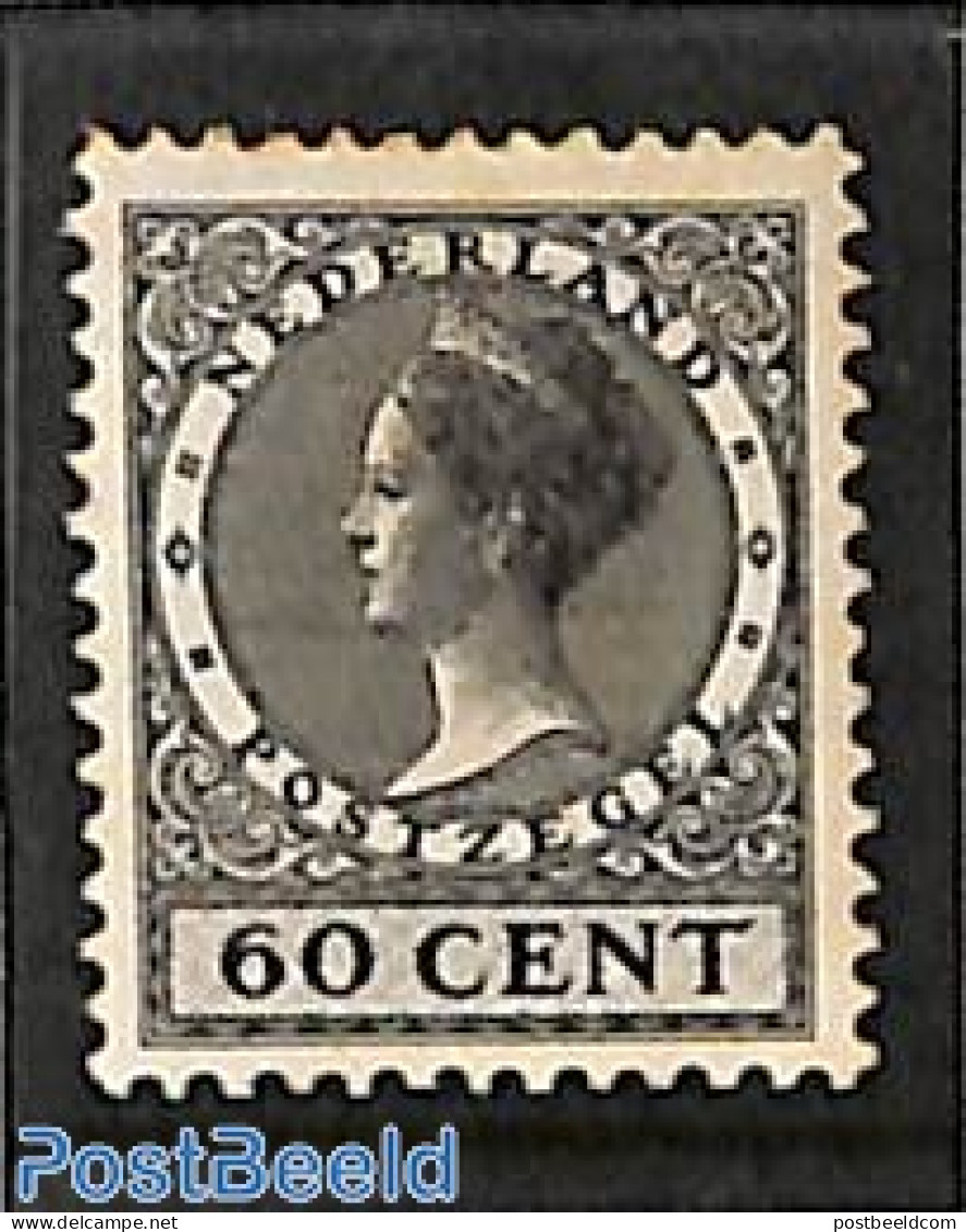 Netherlands 1926 60c, Perf. 12.5, Stamp Out Of Set, Unused (hinged) - Unused Stamps