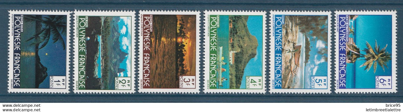 Polynésie - YT N° 132 à 137 ** - Neuf Sans Charnière - 1979 - Unused Stamps