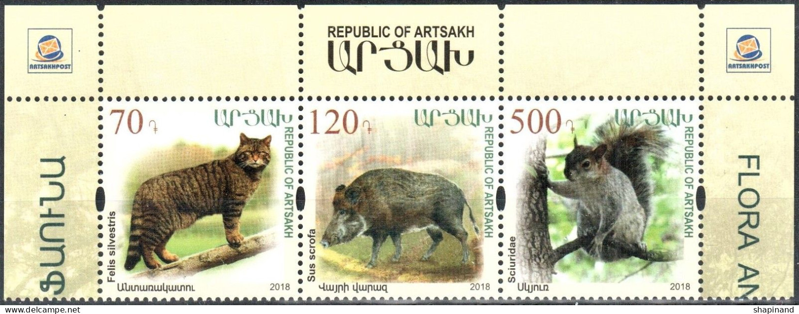 Artsakh 2018 "Fauna Of Artsakh" 3v Zd Quality:100% - Armenia