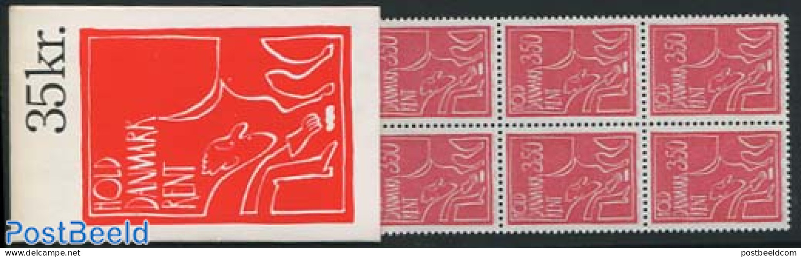 Denmark 1991 Keep Denmark Clean Booklet, Mint NH, Nature - Environment - Stamp Booklets - Ongebruikt