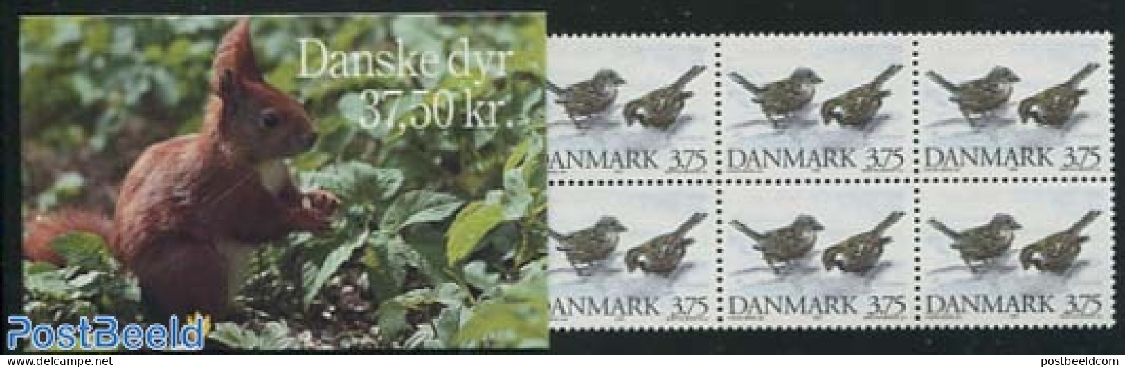 Denmark 1994 Birds Booklet, Mint NH, Nature - Birds - Stamp Booklets - Unused Stamps