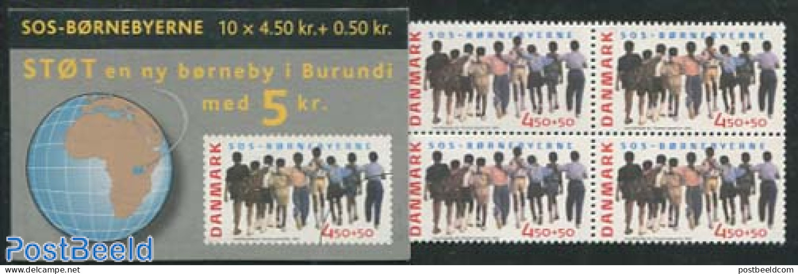 Denmark 2005 SOS Childrens Villages Booklet, Mint NH, Stamp Booklets - Ungebraucht