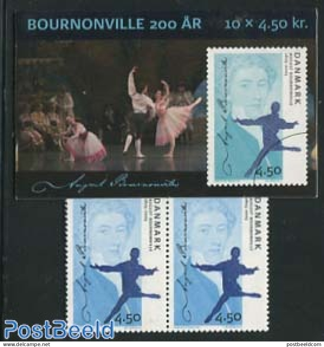 Denmark 2005 August Bournonville Booklet, Mint NH, Performance Art - Dance & Ballet - Stamp Booklets - Unused Stamps