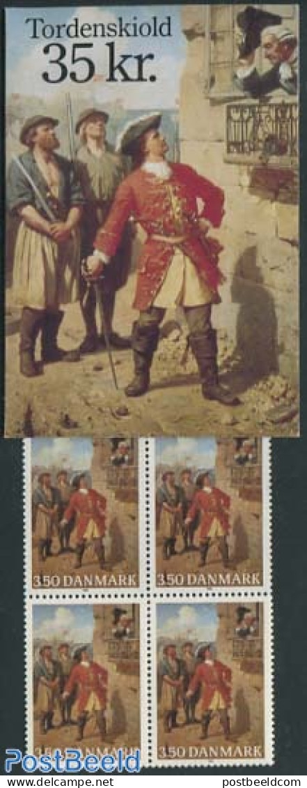 Denmark 1990 Peter Wessel Booklet, Mint NH, Stamp Booklets - Neufs