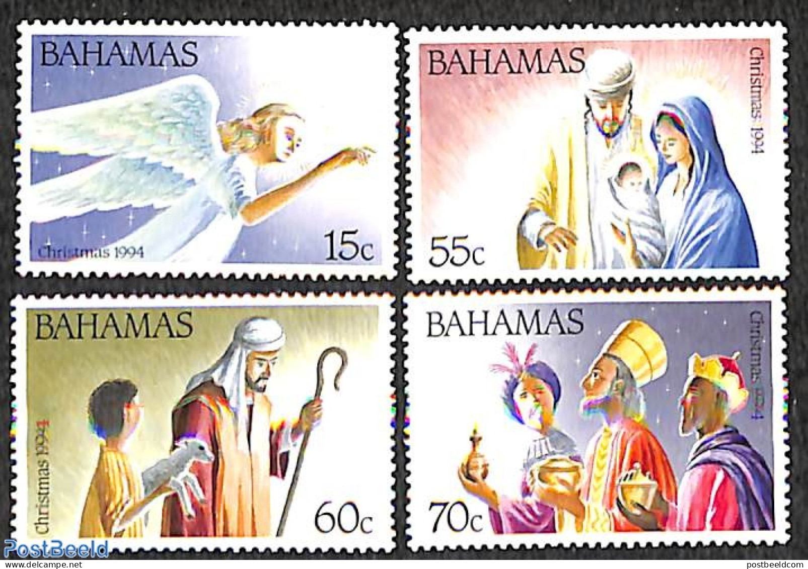 Bahamas 1994 Christmas 4v, Mint NH, Religion - Christmas - Weihnachten