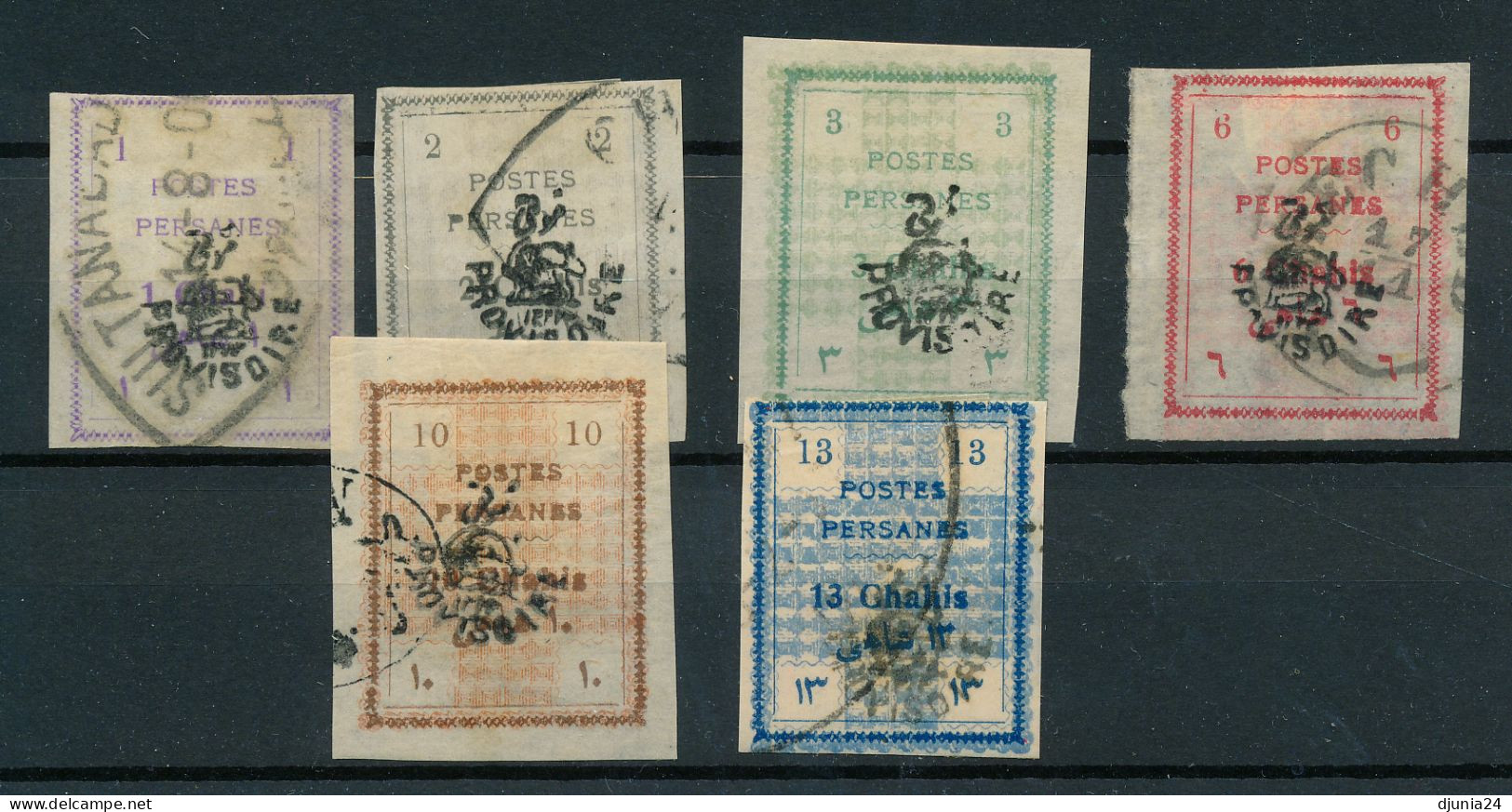 BF0675 / PERSIEN / IRAN  -  1906  ,  Freimarken Für Täbris  -  Michel 227-229x-232 - Iran