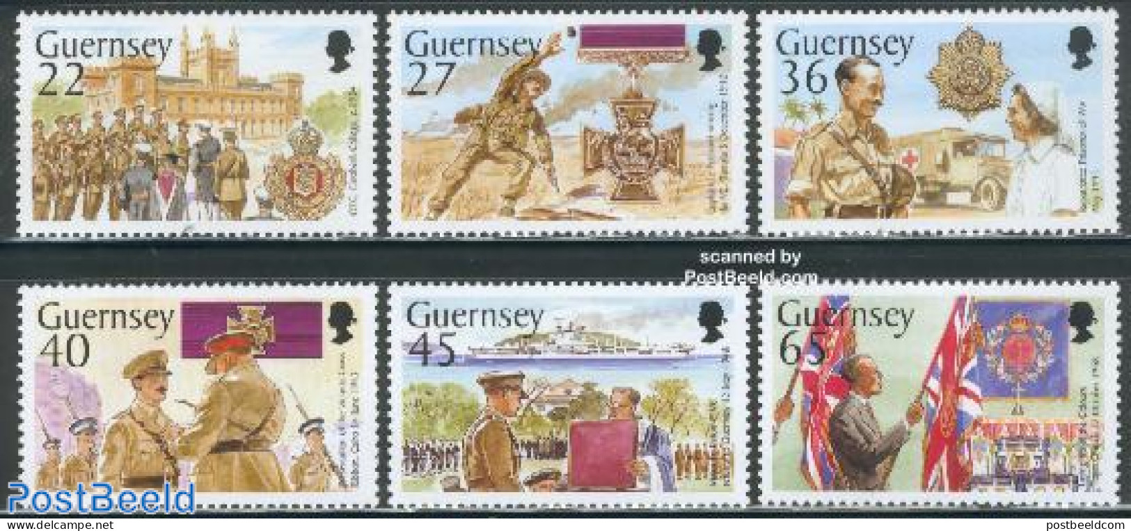 Guernsey 2002 Le Patourel 6v, Mint NH, History - Science - Transport - Decorations - Flags - Militarism - Education - .. - Militares