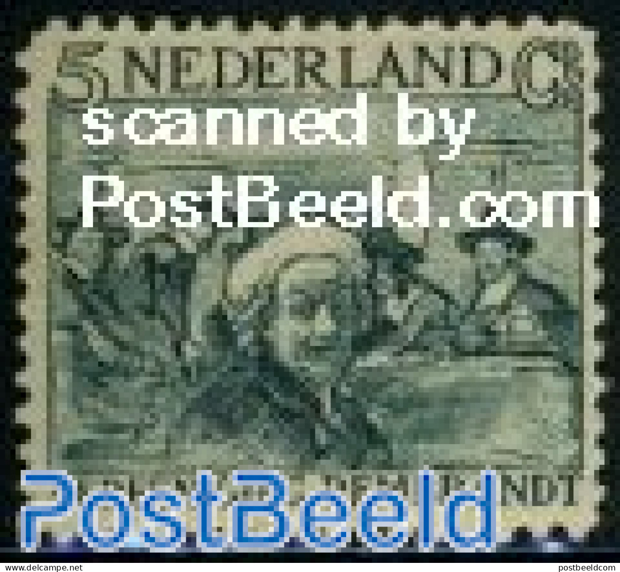 Netherlands 1930 5+5c, Rembrandt, Stamp Out Of Set, Unused (hinged), Art - Paintings - Rembrandt - Self Portraits - Ongebruikt