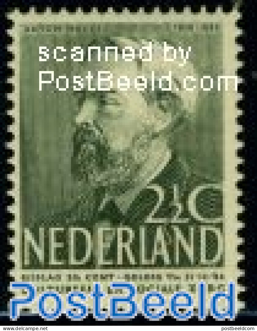 Netherlands 1939 2.5+2.5C, Anton Mauve, Stamp Out Of Set, Mint NH, Art - Self Portraits - Unused Stamps