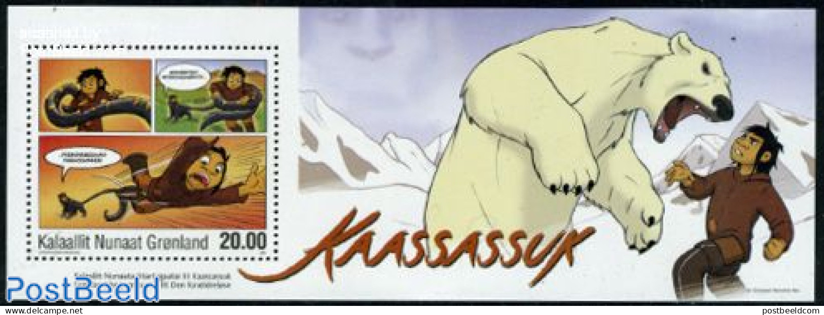 Greenland 2011 Comics S/s, Mint NH, Nature - Bears - Art - Comics (except Disney) - Unused Stamps