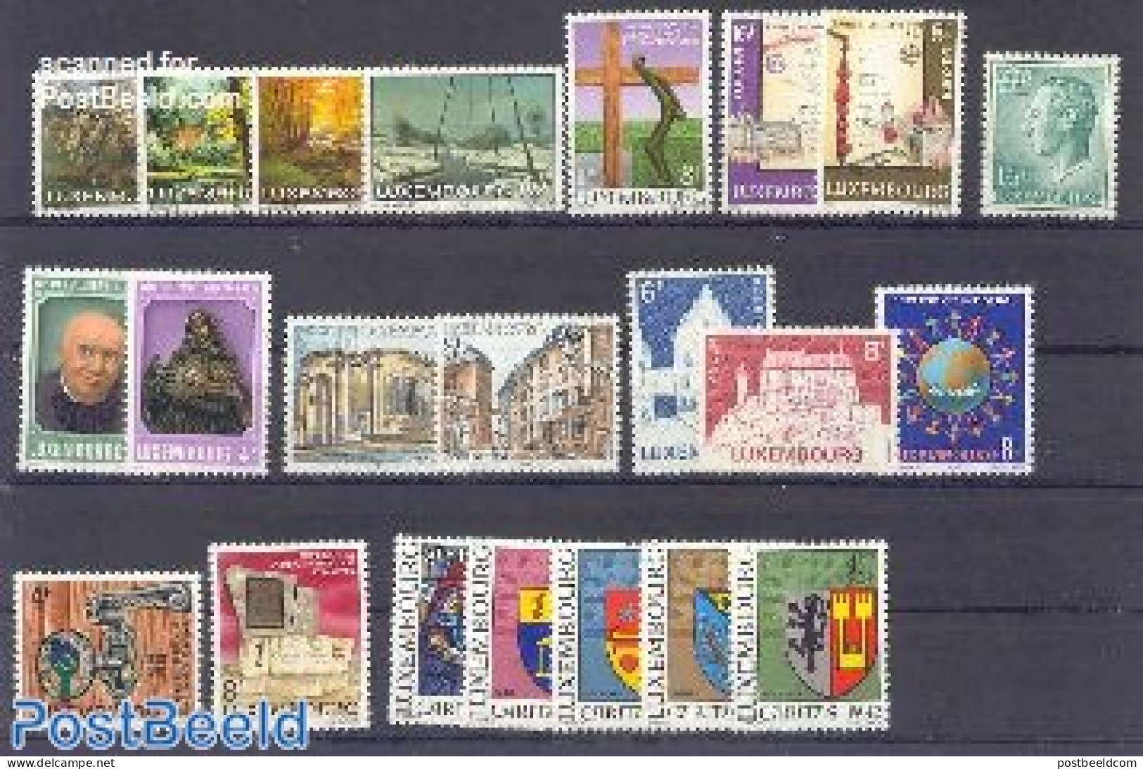 Luxemburg 1982 Yearset 1982, Complete, 22v, Mint NH, Various - Yearsets (by Country) - Neufs