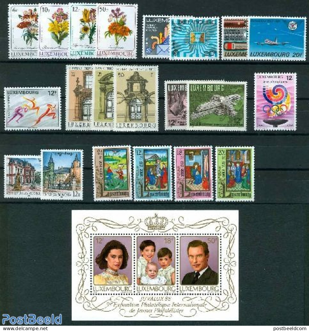 Luxemburg 1988 Yearset 1988, Complete, 21v +, Mint NH, Various - Yearsets (by Country) - Neufs