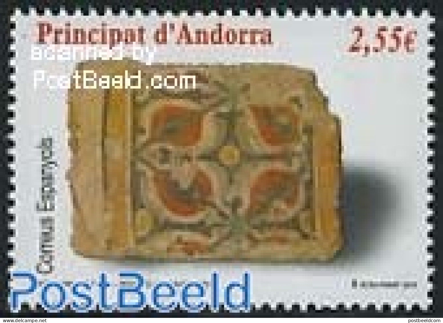 Andorra, Spanish Post 2011 Pedra Clau Sant Esteve 1v, Mint NH - Ongebruikt