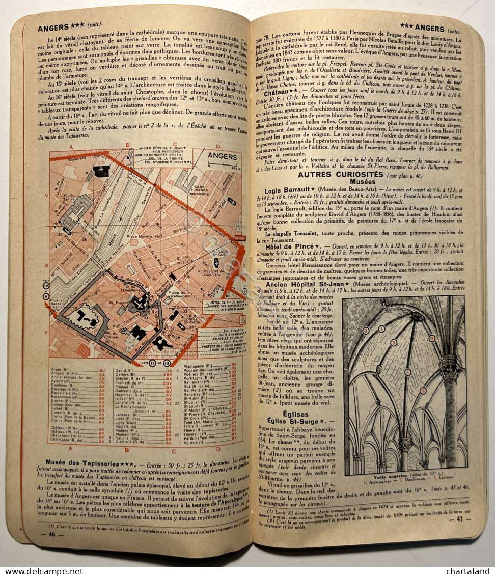 Guide Du Pneu Michelin - Chateaux De La Loire 1952-53 - Other & Unclassified