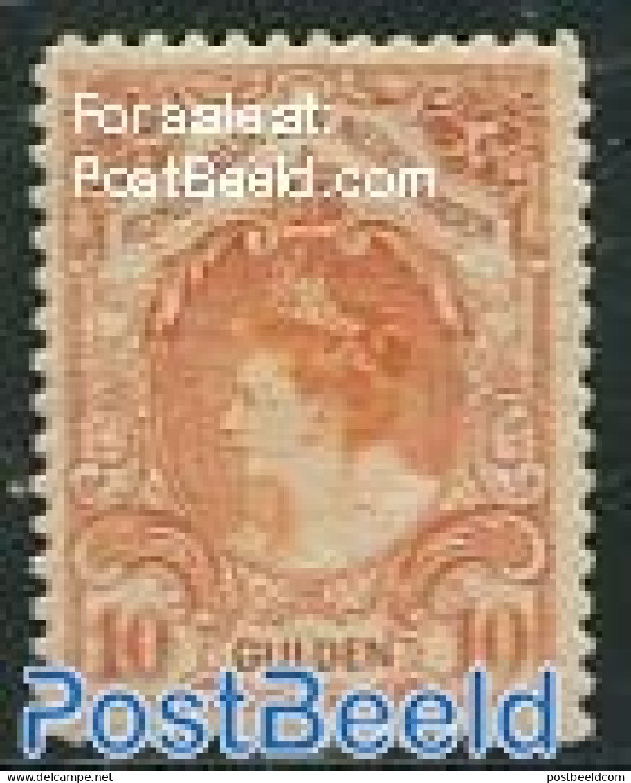 Netherlands 1899 10G, Stamp Out Of Set, Unused (hinged) - Ongebruikt