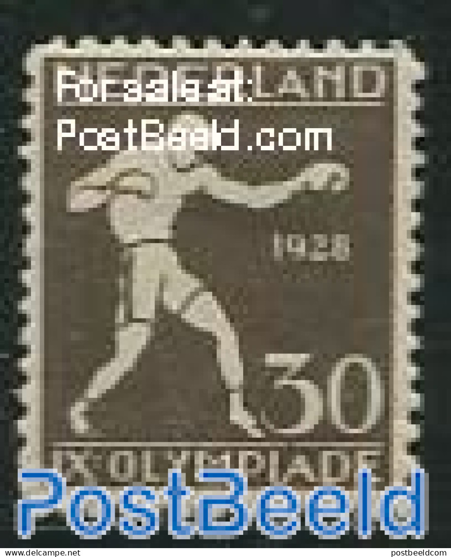 Netherlands 1928 30c, Boxing, Stamp Out Of Set, Mint NH, Sport - Olympic Games - Sport (other And Mixed) - Nuevos