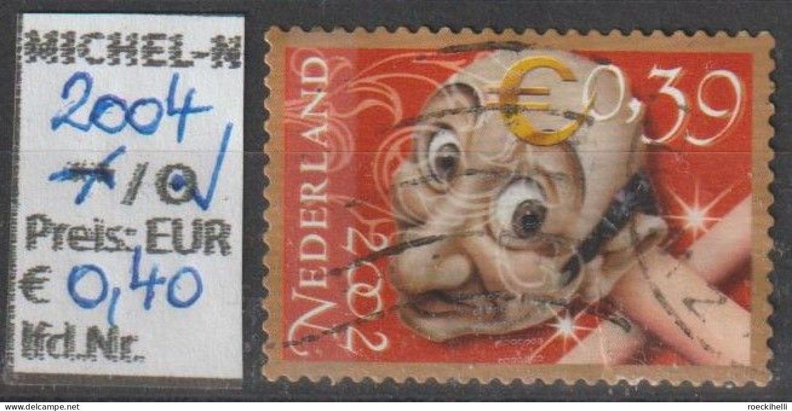 2002 - NIEDERLANDE - SM "50 J. Freizeitpark Efteling" 0,39 € Mehrf. - S.Scan  (2004o Nl) - Used Stamps