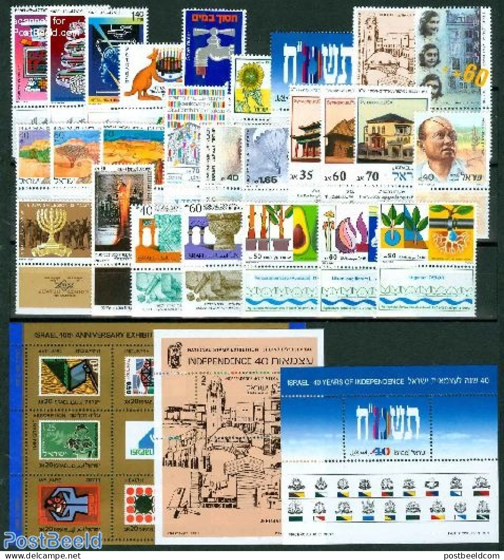 Israel 1988 Yearset 1988, Complete, 26v, Mint NH, Various - Yearsets (by Country) - Nuovi (con Tab)