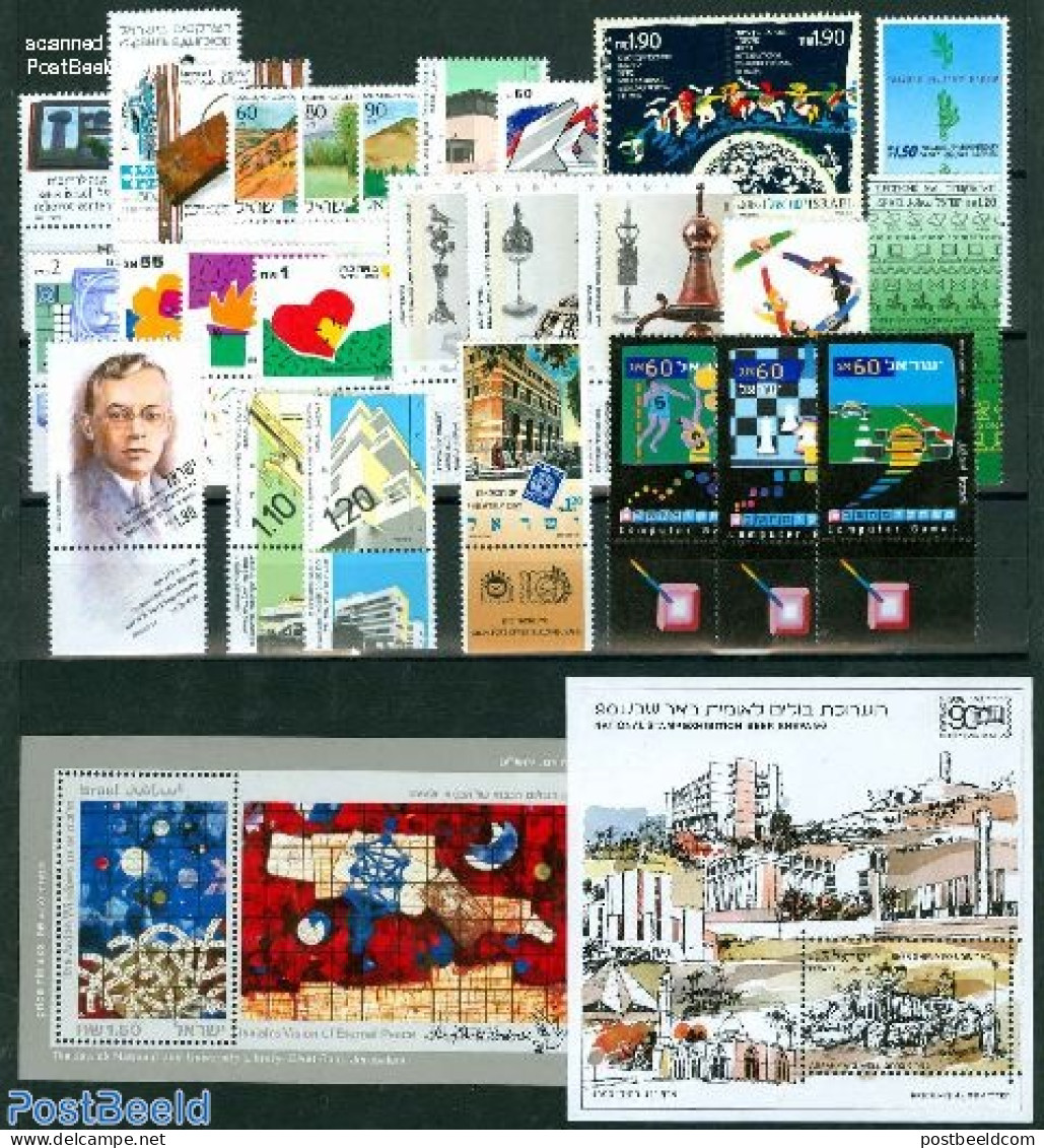 Israel 1990 Yearset 1990, Complete, 27v, Mint NH, Various - Yearsets (by Country) - Nuevos (con Tab)