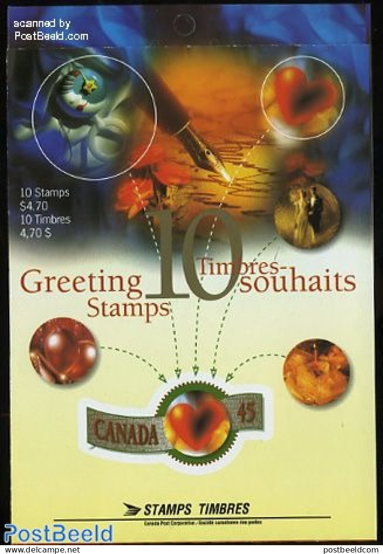 Canada 1996 Greeting Stamps Booklet, Mint NH, Various - Stamp Booklets - Greetings & Wishing Stamps - Neufs