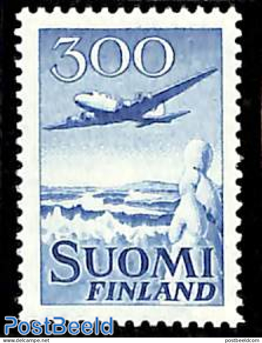 Finland 1958 Airmail 1v, No WM, Mint NH, Transport - Aircraft & Aviation - Ongebruikt