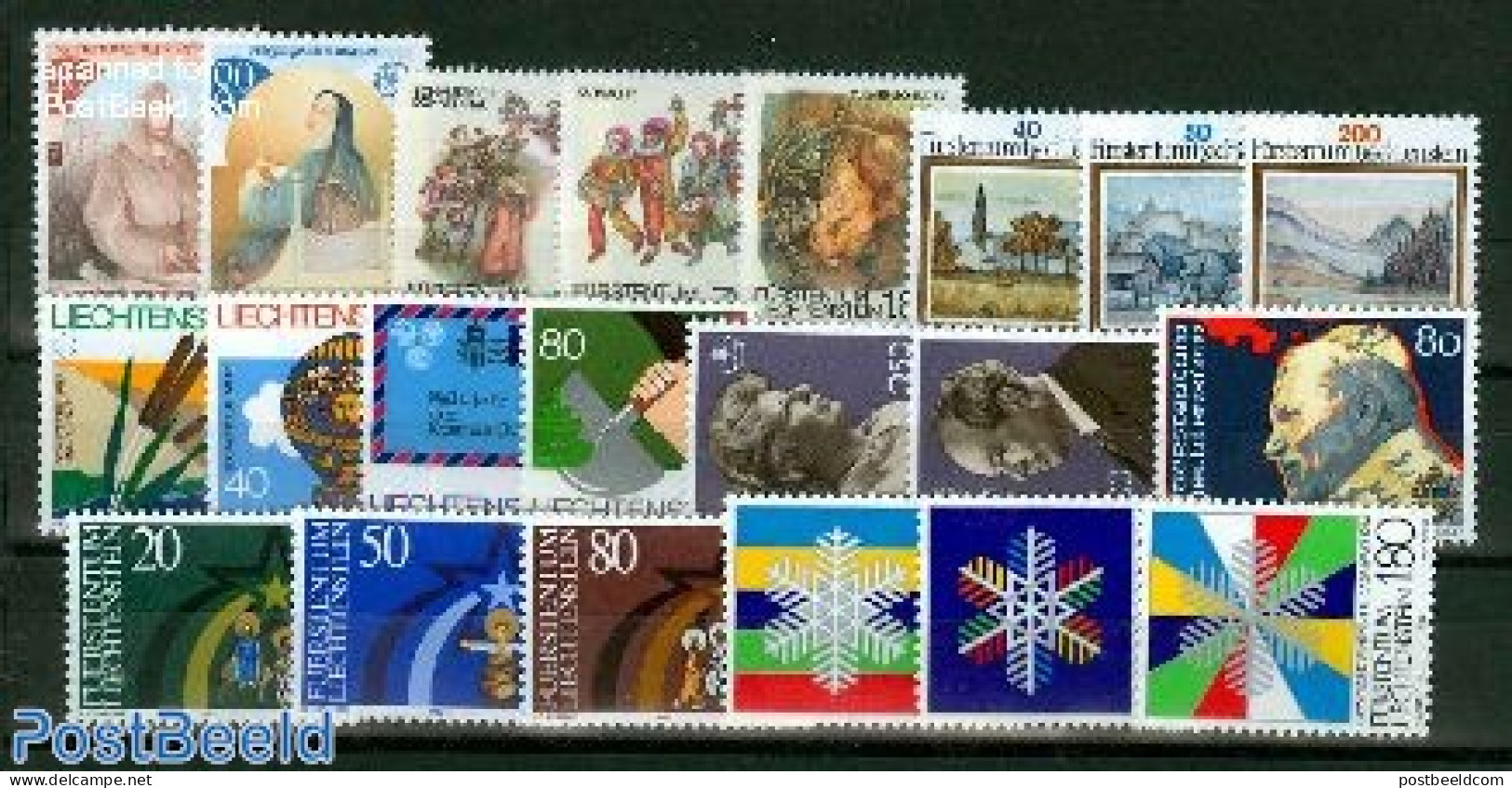 Liechtenstein 1983 Yearset 1983, Complete, 21v, Mint NH, Various - Yearsets (by Country) - Unused Stamps