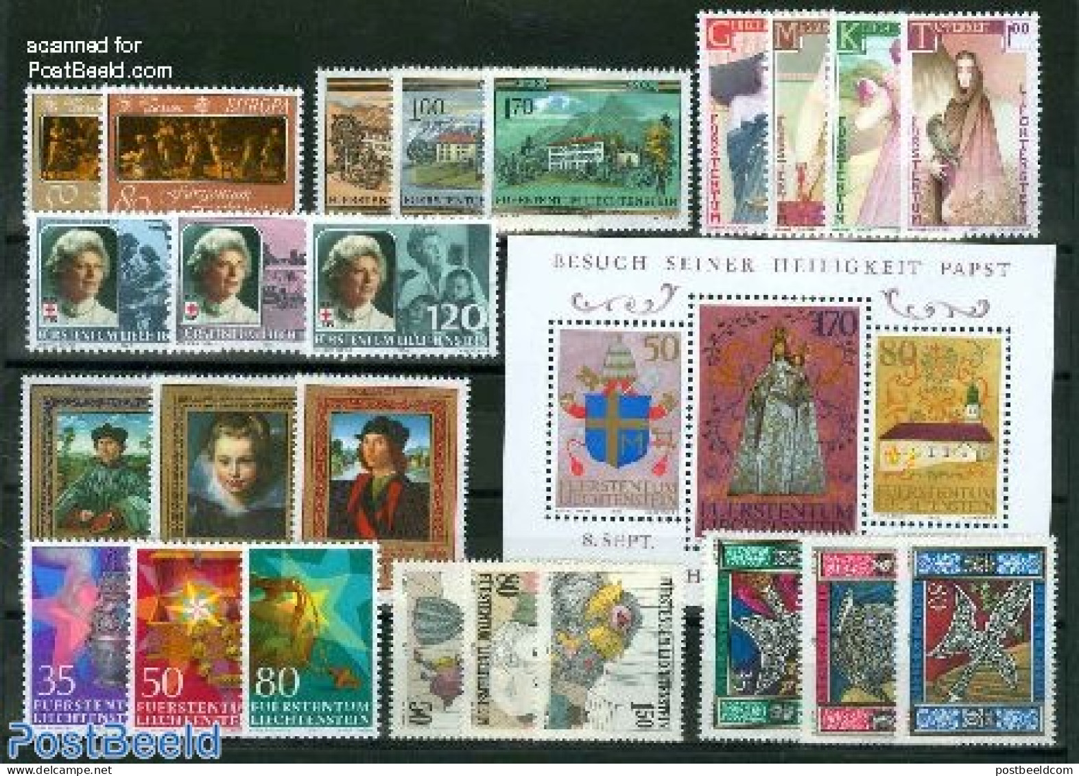 Liechtenstein 1985 Yearset 1985, Complete, 24v + 1s/s, Mint NH, Various - Yearsets (by Country) - Neufs