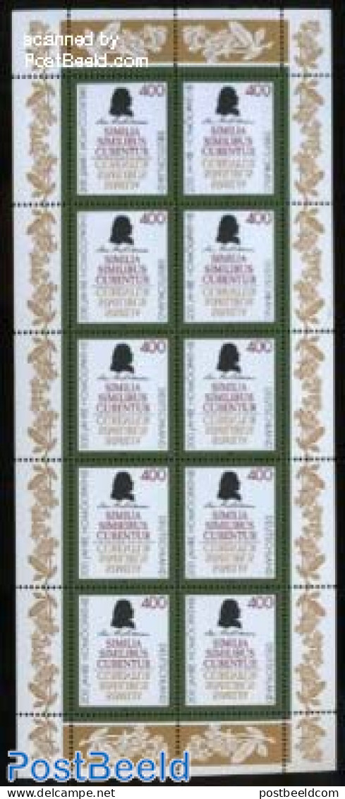 Germany, Federal Republic 1996 Homeopathy M/s, Mint NH, Health - Health - Unused Stamps
