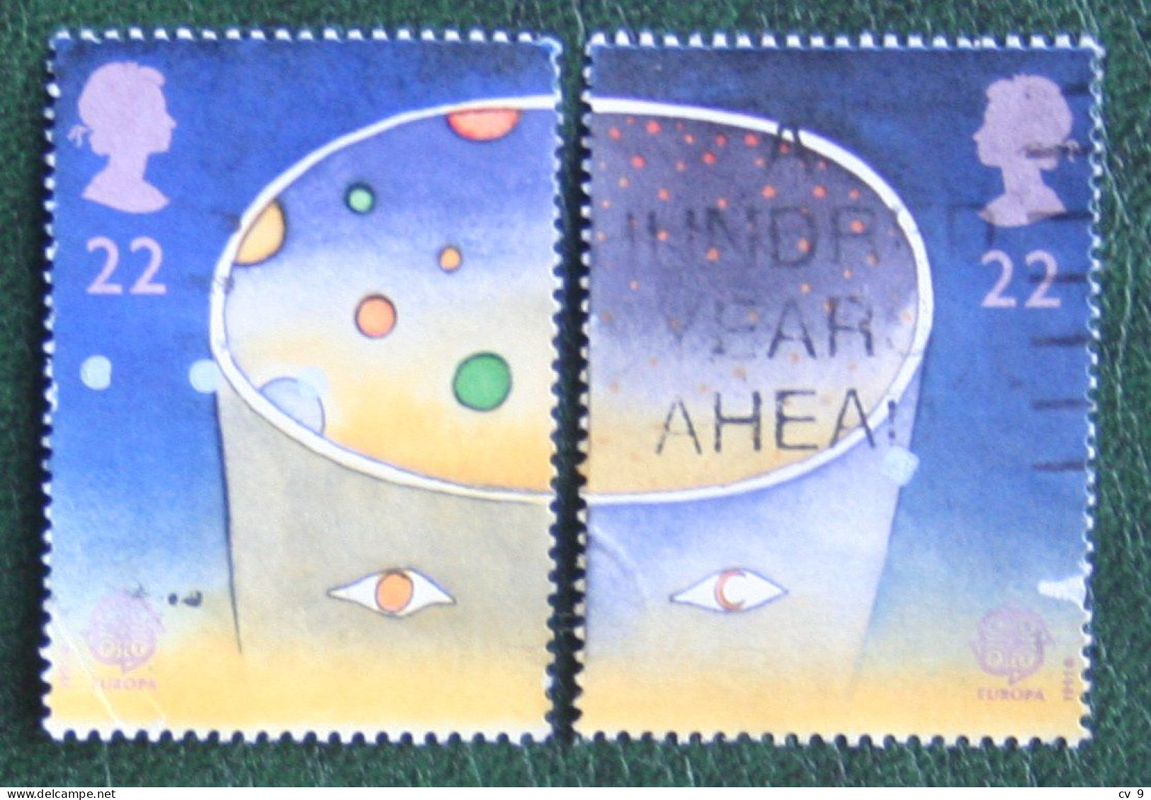 EUROPA CEPT Space (Mi 1337-1338) 1991 Used Gebruikt Oblitere ENGLAND GRANDE-BRETAGNE GB GREAT BRITAIN - Gebraucht