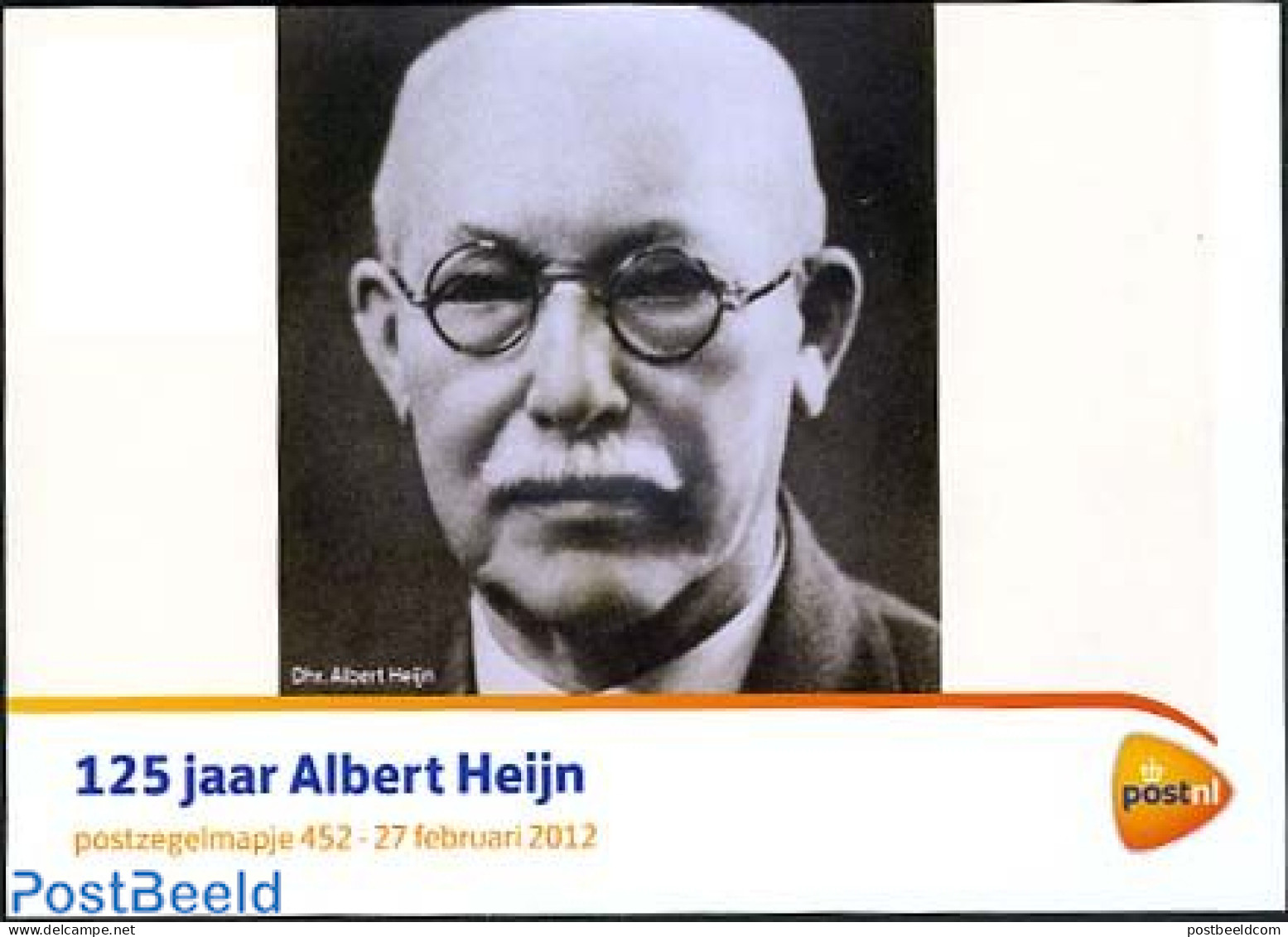 Netherlands 2012 125 Years Albert Heyn Presentation Pack 452, Mint NH, Health - Food & Drink - Unused Stamps