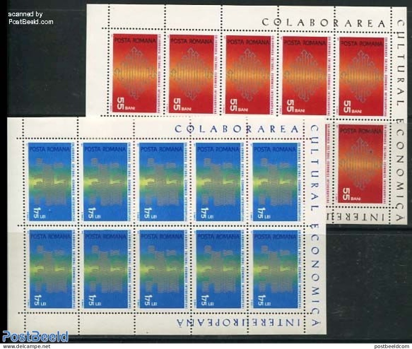 Romania 1971 Intereuropa 2 M/s, Mint NH, History - Europa Hang-on Issues - Unused Stamps