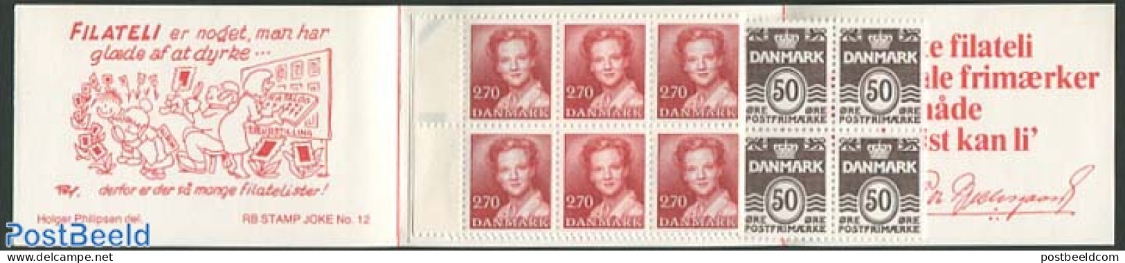 Denmark 1984 Definitives Booklet (H27 On Cover), Mint NH, Stamp Booklets - Unused Stamps