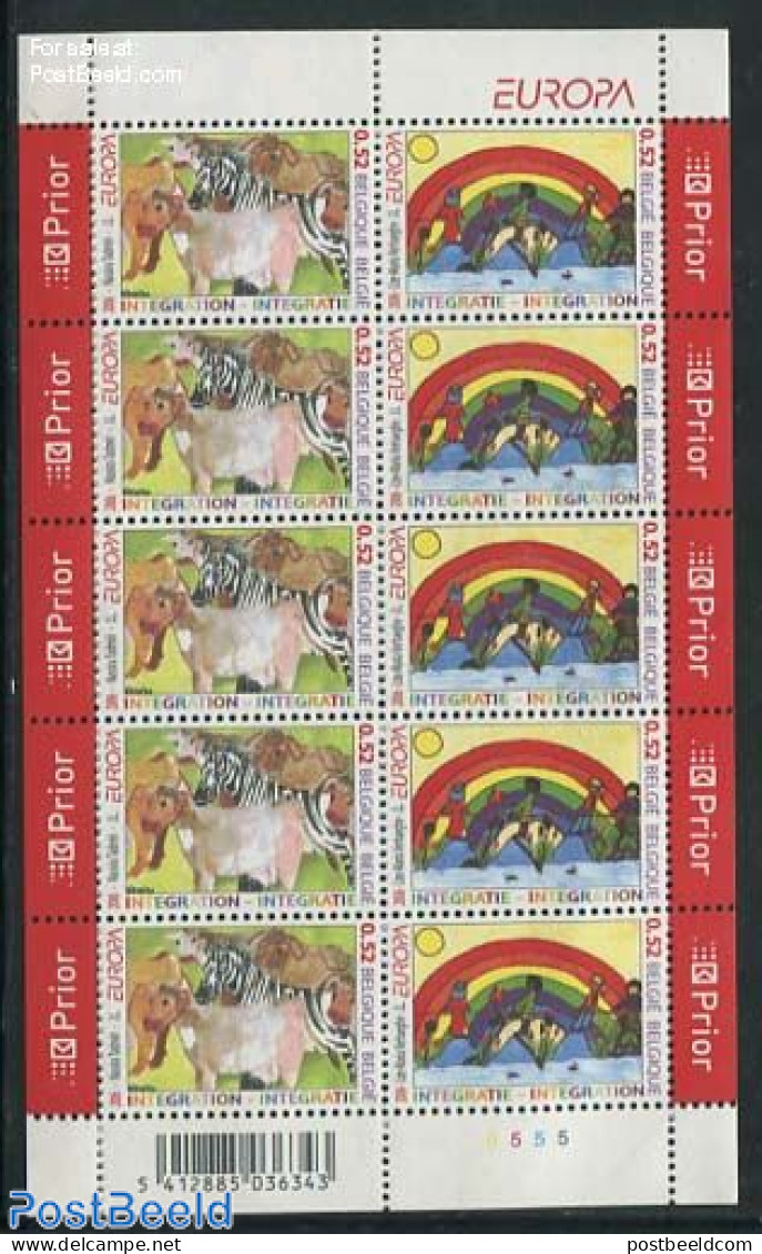 Belgium 2006 Europa, Integration M/s, Mint NH, History - Europa (cept) - Ungebraucht